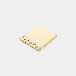 Cute bee 3"x3" post-it notes