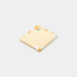 Cute bee 3"x3" post-it notes