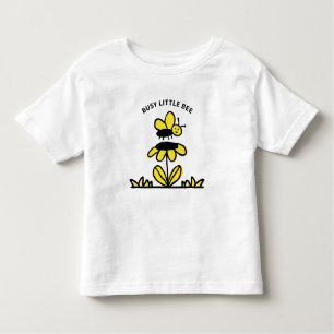 Cute Bee and Flower Toddler T-Shirt