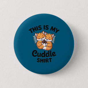 Cute Bee Couple Snuggle Cuddle  6 Cm Round Badge