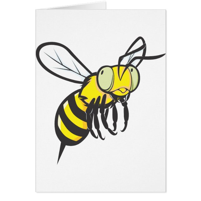 Cute Bee Flying Insect (Front)
