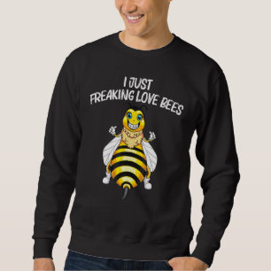 Cute Bee For Men Women Honey Bee Keeper Beekeeping Sweatshirt