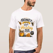 Cute Bee Honey Healing Cartoon Design