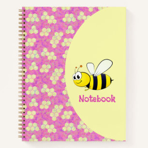 Cute bee honeycomb Notebook
