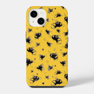 Cute Bee iPhone 14 Case Birthday Gift for Mom