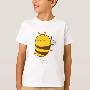 Cute Bee Kawaii Drawing T-Shirt