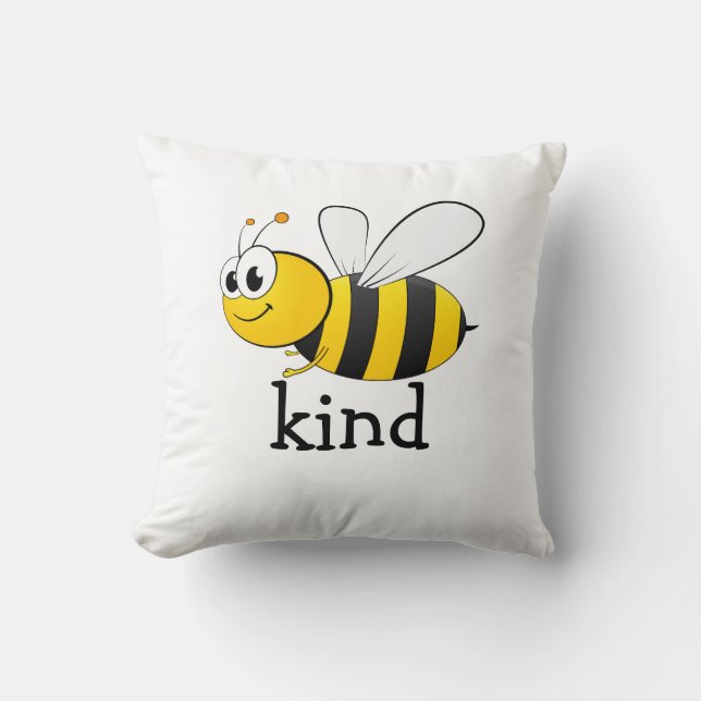 Cute Bee Kind  Cushion (Front)