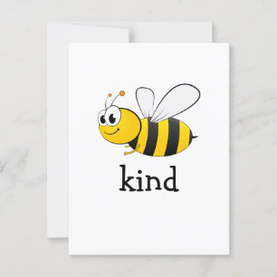 Cute Bee Kind  Postcard