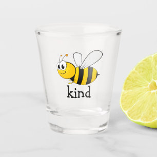 Cute Bee Kind Shot Glass