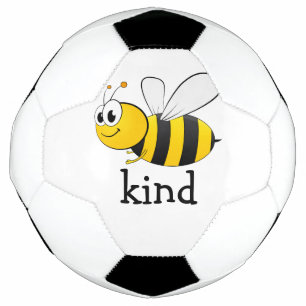 Cute Bee Kind Soccer Ball