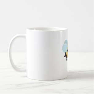 Cute Bee My Valentine, Valentines Day Pun Cartoon Coffee Mug