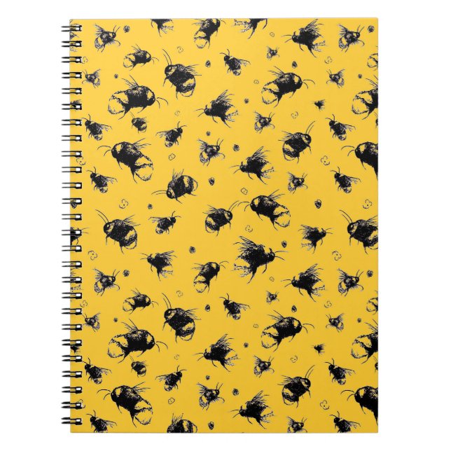 Cute Bee Notebook- Perfect Gift for Nature-Lover Notebook (Front)