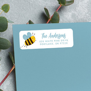 Cute Bee Return Address Label