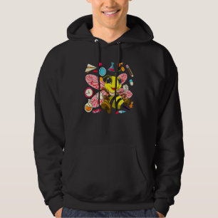Cute Bee School Student Animal Beekeeper Bee Hoodie