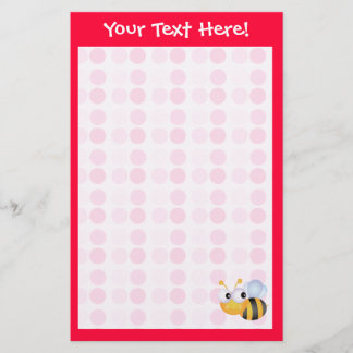 Cute Bee Stationery