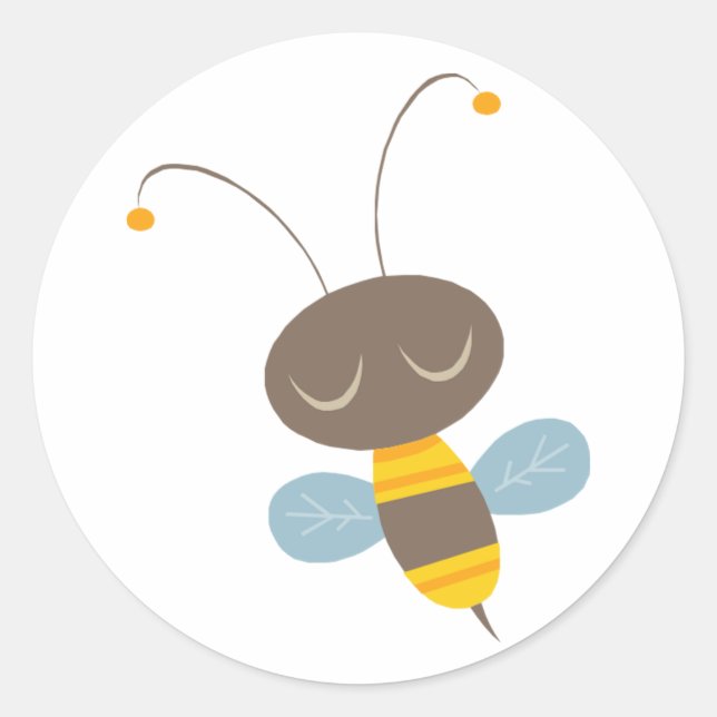 Cute Bee Stickers (Front)