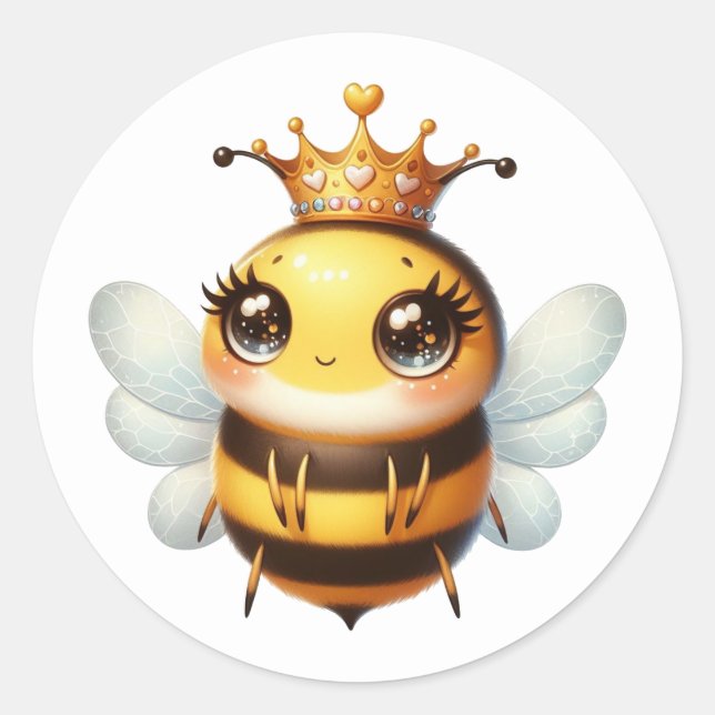 Cute Bee Stickers (Front)
