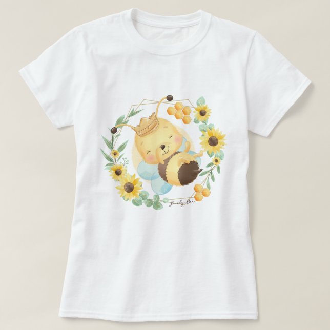 Cute Bee T-Shirt (Design Front)