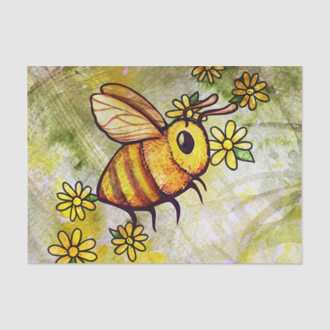 Cute Bee                                           Tissue Paper (Front)