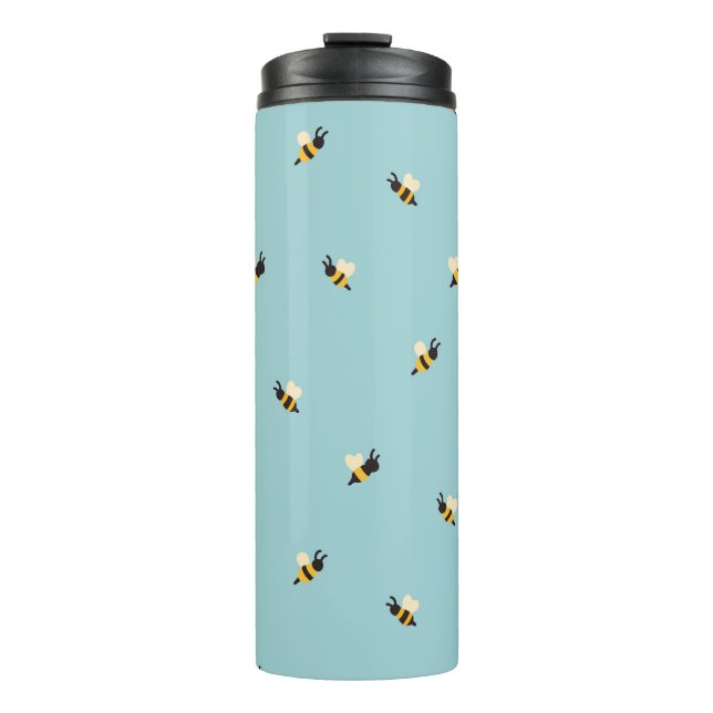  cute bees thermal tumbler (Front)