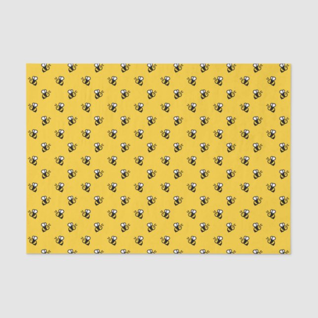 Cute Bees Tissue Paper (Front)