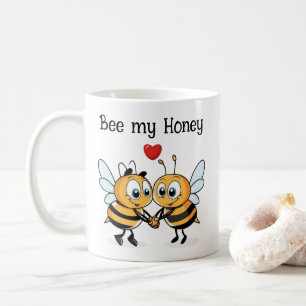 Cute Bees Valentine Coffee Mug