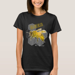 Cute Bees Whisperer Beekeeper Or Honey Farmer T-Shirt