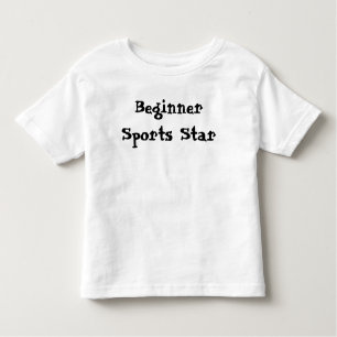 Cute Beginner Sports Star Toddler T-Shirt