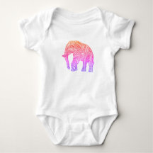 Cute Bella+Canvas Baby Tri-Blend Tee with Patterne
