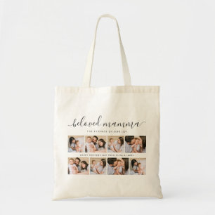 Cute Beloved Mamma Mum Mothers Day Photo Collage Tote Bag