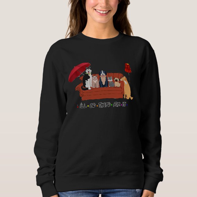cute  bernedoodle bernese pug  mom dad dog sweatshirt (Front)