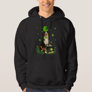 Cute Bernese Mountain Dog Lover St Patricks Day Sh Hoodie