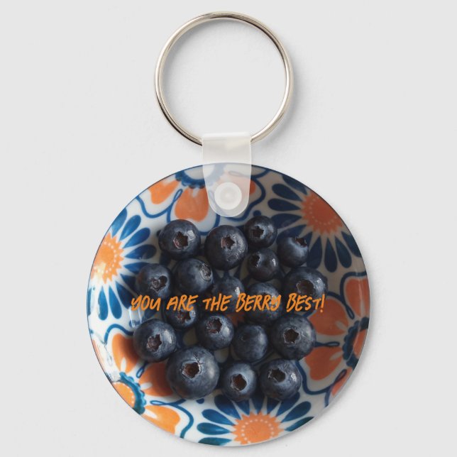 Cute Berry Best Key Ring (Front)