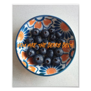 Cute Berry Best Photo Print