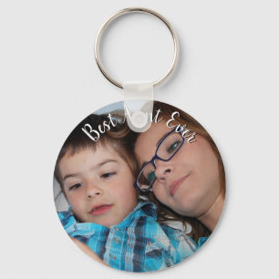 Cute Best Aunt Ever Picture Key Ring