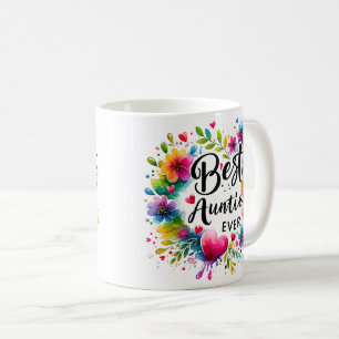 Cute Best Auntie Ever Wrap Coffee Mug