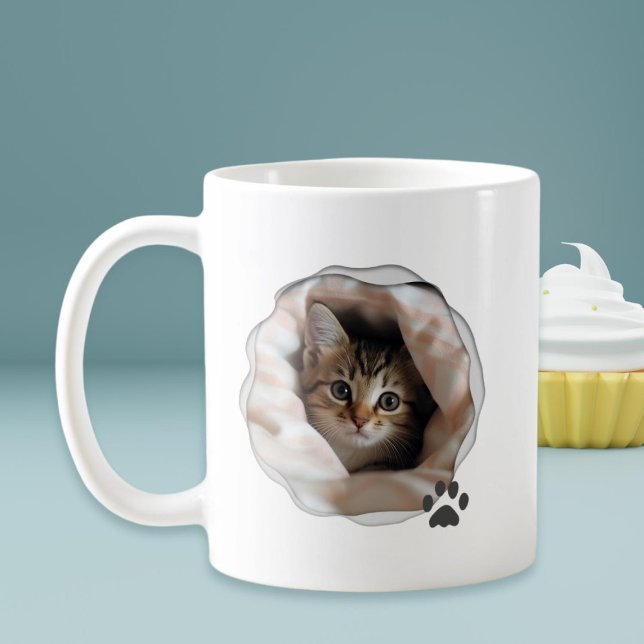 Cute Best Cat Mum Photo Coffee Mug (Creator Uploaded)