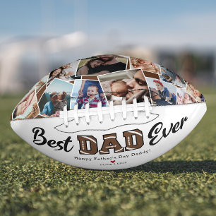 Cute Best Dad Ever Keepsake Football