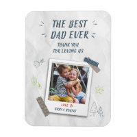 Cute Best Dad Ever Kids Photo Custom