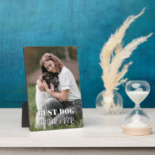 CUTE! 🐕Best Dog Mum Ever Custom Photo Plaque