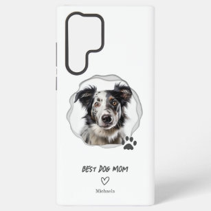 Cute Best Dog Mum Photo  Samsung Galaxy Case