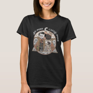 Cute Best Friend Cat Witches Halloween  T-Shirt