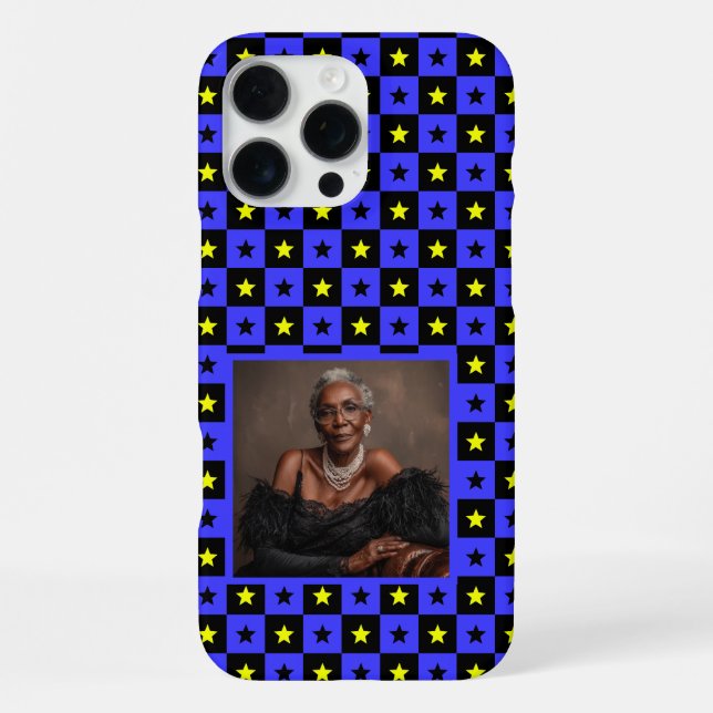 Cute Best Friend Gifts Square Pattern  iPhone Case (Back)