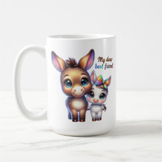 Cute best friend thank you customizable coffee mug