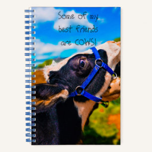 Cute best friends are cows notebook