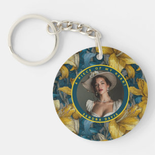 Cute Best Gifts For Women Custom Photo Lilies Key Ring