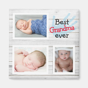 Cute best grandma custom magnet