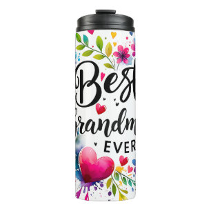 Cute Best Grandma Ever Thermal Tumbler