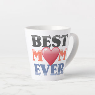 Cute Best Mum Ever Latte Mug