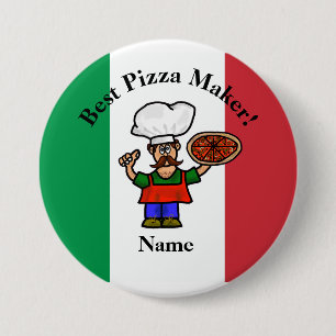 Cute Best Pizza Maker Button